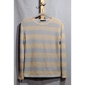 Black Tape Striped Womens Sweater Small Excellent